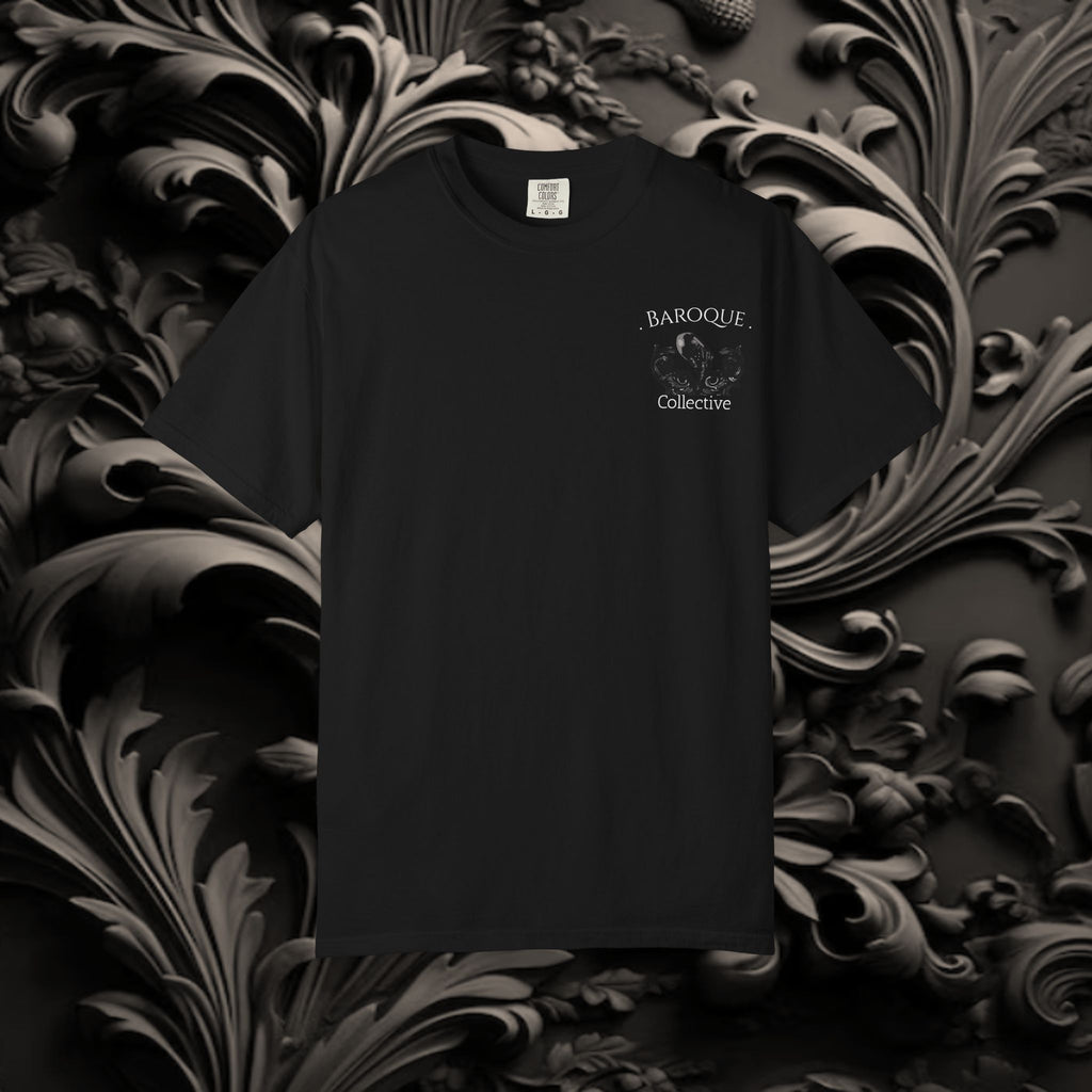 Baroque Floral Frame T-Shirt —Graphic Tee
