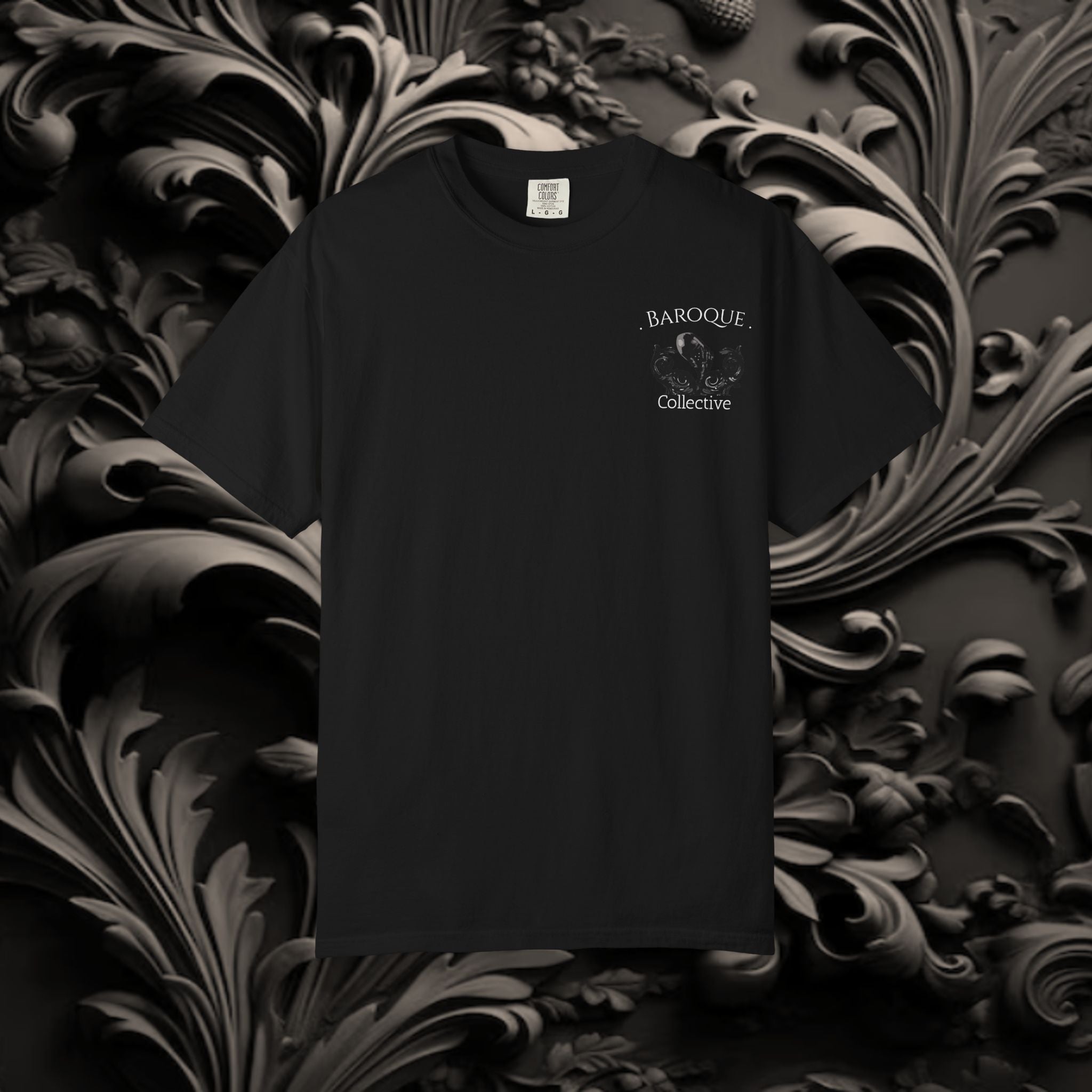 Baroque Floral Frame T-Shirt — Baroque Collective Graphic Tee