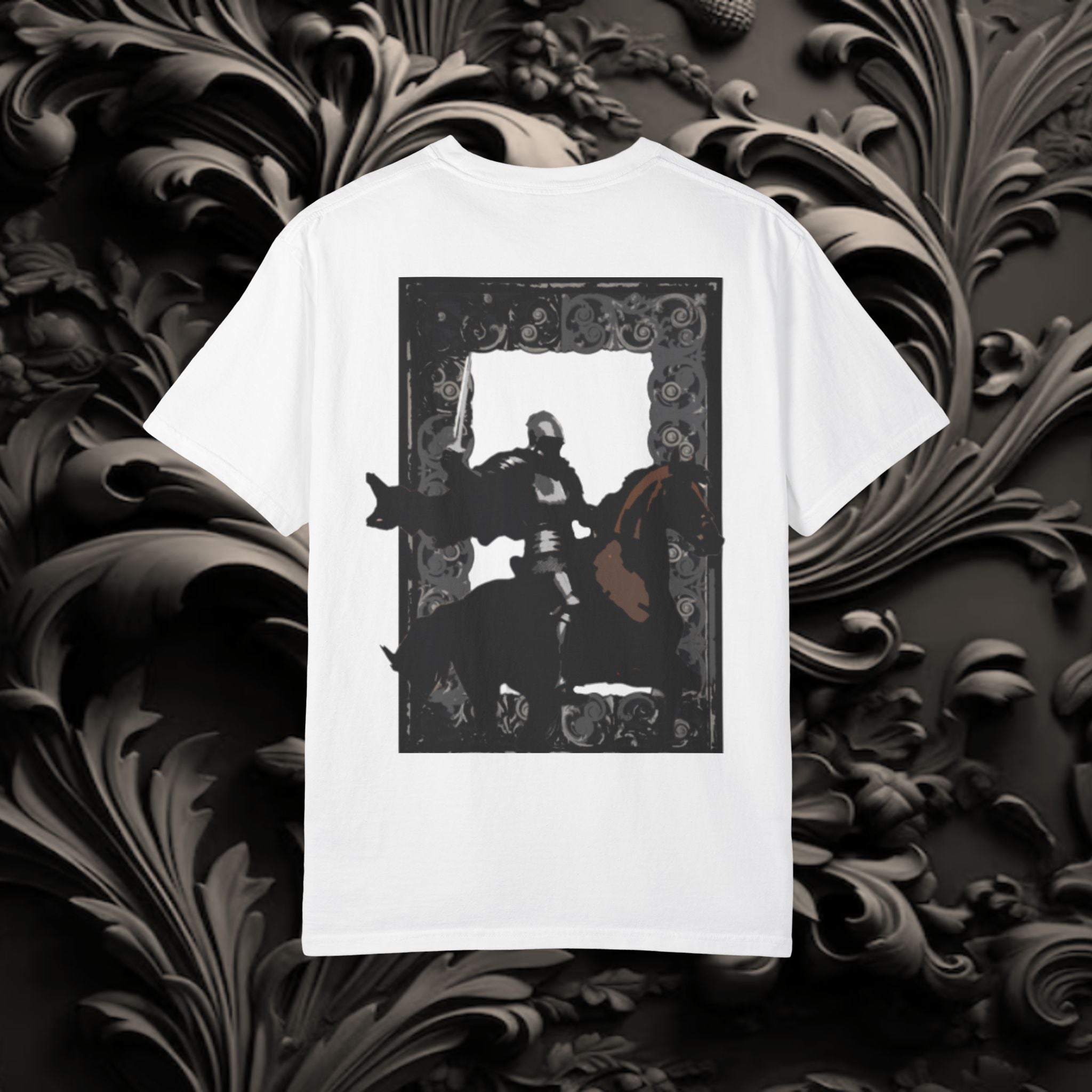 Baroque Collective Graphic T-Shirt — Baroque Crest & Horseman Art Tee