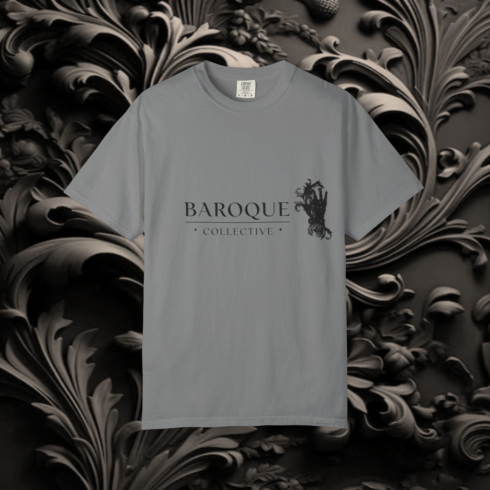 Baroque Collective Graphic T-Shirt — Baroque Crest & Horseman Art Tee