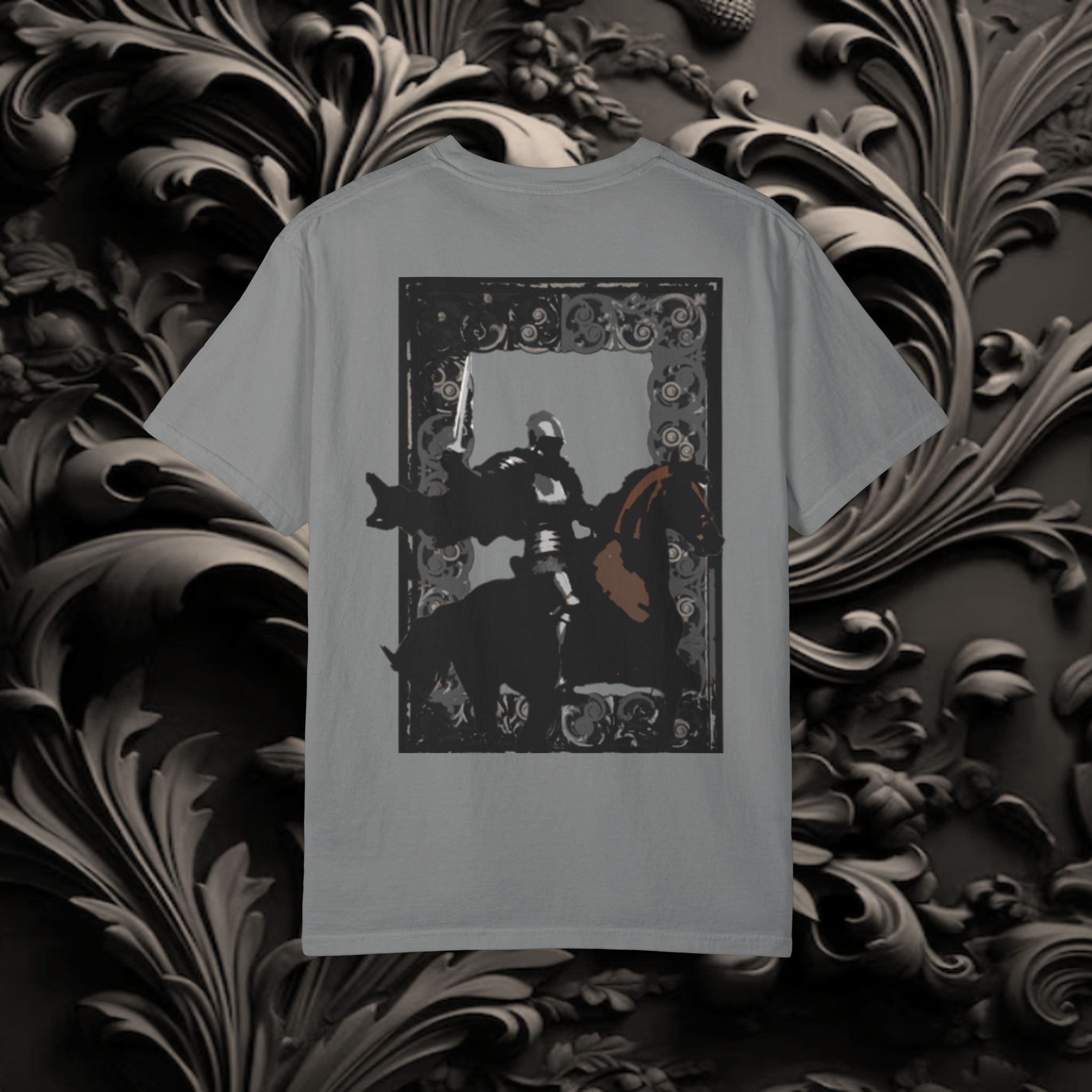 Baroque Collective Graphic T-Shirt — Baroque Crest & Horseman Art Tee