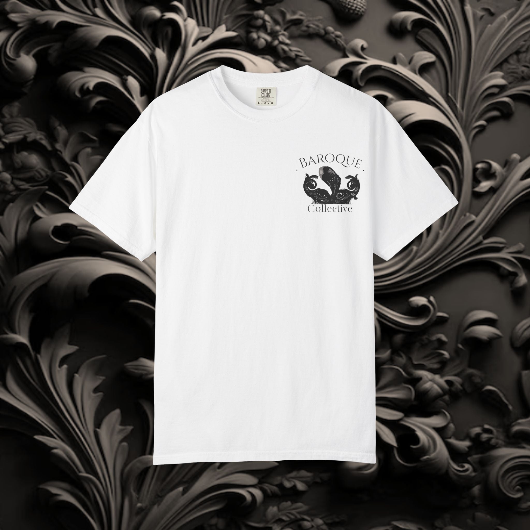Baroque Floral Frame T-Shirt — Baroque Collective Graphic Tee